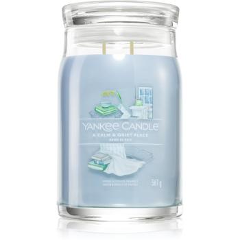 Yankee Candle A Calm & Quiet Place vonná sviečka Signature 567 g