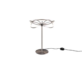 LED stolová lampa Trio Charivari nikel 521210107