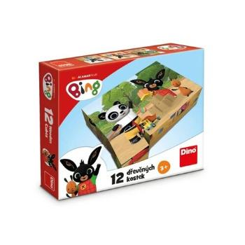 Dino BING 12 Drevené licenčné kocky