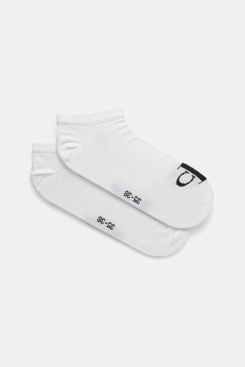 Ponožky Calvin Klein Jeans 2-pak dámske, biela farba, 701228815