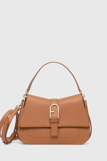 Kožená kabelka Furla béžová farba, WB00996 BX2045 RY000