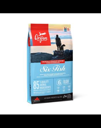 ORIJEN 6 Fish Dog hrana uscata caini pentru toate rasele, varstele 11.4 kg