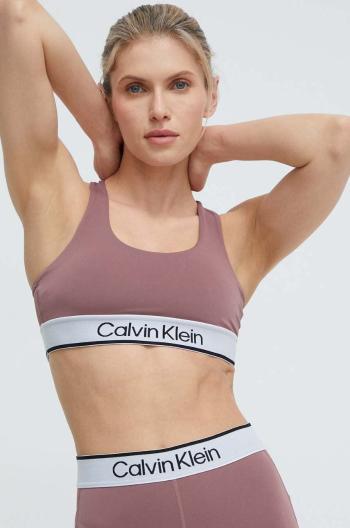 Športová podprsenka Calvin Klein Performance ružová farba