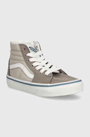 Detské tenisky Vans SK8-Hi šedá farba, VN000CYND3Y1