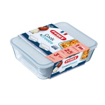 Pyrex PYREXOVÁ SÚPRAVA 2KS 1,5L+ 2,6L, SKLO