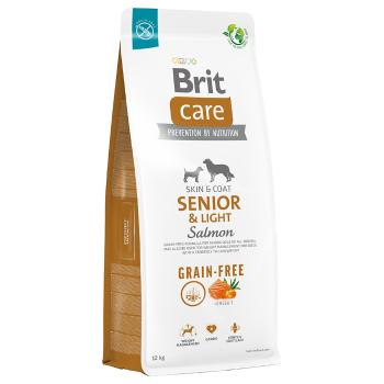 2x12kg Brit Care Dog Grain-Free Senior & Light Salmon & Potato száraz kutyatáp