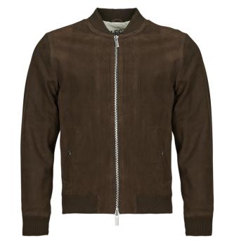 Selected  SLHARCHIVE BOMBER SUEDE JKT NOOS  Bundy Hnedá