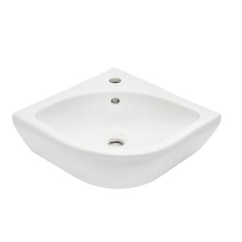 Rohové umývadlo VitrA Integra 56x40 cm otvor pre batériu uprostred 7336-003-0999