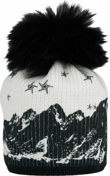 Sportalm Seja Womens Beanie with Fur Optical White UNI Lyžiarska čiapka