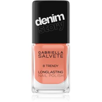 Gabriella Salvete Denim Story dlhotrvajúci lak na nechty odtieň 08 Trendy 11 ml