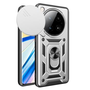 RING CAMERA Kryt s držiakom pre Infinix Zero 40 5G strieborný