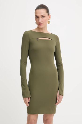 Šaty Patrizia Pepe zelená farba, mini, priliehavé, 8A1496 J129