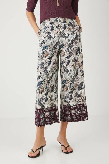 Nohavice Medicine viac farieb, strih culottes, vysoký pás