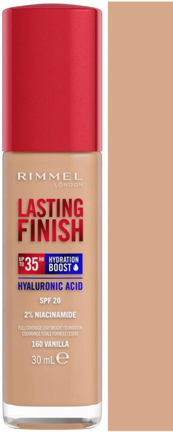 RIMMEL Lasting Finish Hyaluronic Acid dlouhotrvající hydratační make-up 160 Vanilla 30 ml