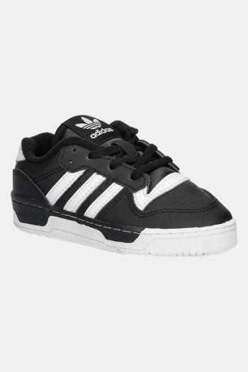 Detské tenisky adidas Originals RIVALRY LOW čierna farba, IF5248