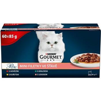 Gourmet Perle multipack minifiletky v šťave mix. výber 60 × 85 g (7613035826915)