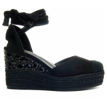 Leindia  89369  Espadrilky Čierna