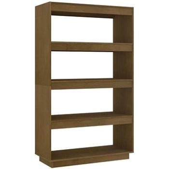 Shumee deliaca stena medovo hnedá 80 × 35 × 135 cm borovica, 810892