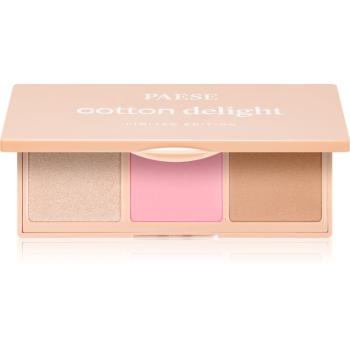 Paese Cotton Delight Contour Palette kontúrovacia paletka na tvár odtieň 01 Pink 9 g