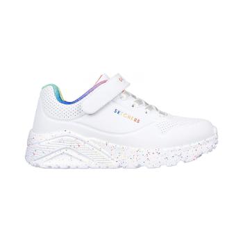 Skechers  Uno lite-rainbow specks  Bežecká a trailová obuv Biela