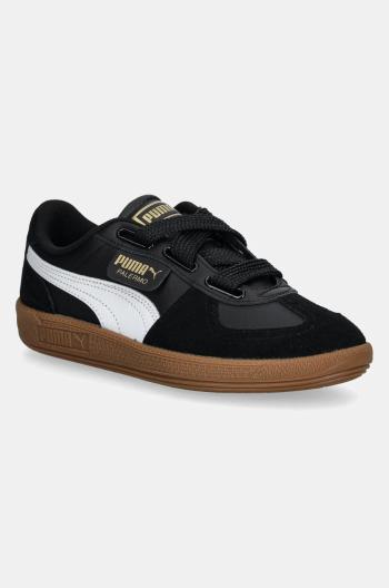 Kožené tenisky Puma Palermo Wide Lace SD čierna farba, 402109