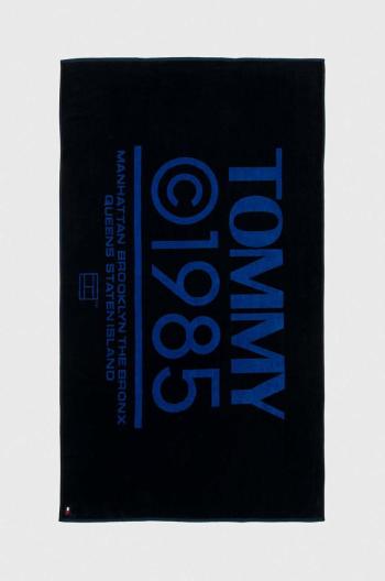 Bavlnený uterák Tommy Jeans tmavomodrá farba,UU0UU00090