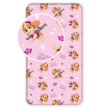 Jerry Fabrics Detské bavlnené prestieradlo Paw Patrol 122, 90 x 200 cm