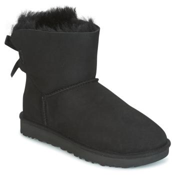 UGG  MINI BAILEY BOW II  Polokozačky Čierna