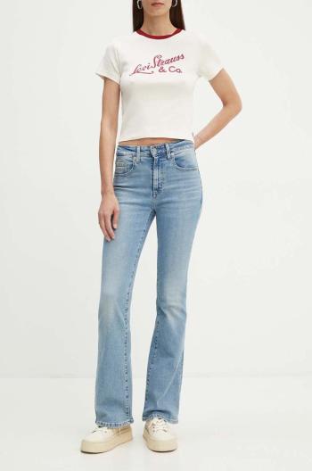 Rifle Levi's 726 HR FLARE dámske, stredne vysoký pás