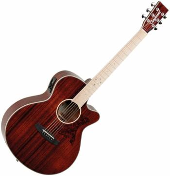 Tanglewood TW4 BLB Barossa Red Gloss Elektroakustická gitara