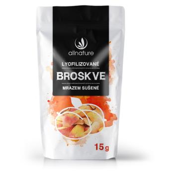 ALLNATURE Broskyňa sušená mrazom plátky 15 g