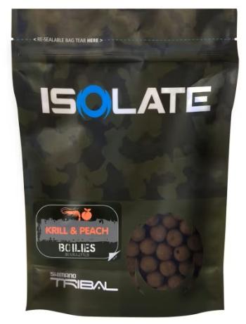 Shimano boilie isolate krill peach 1 kg - 20 mm