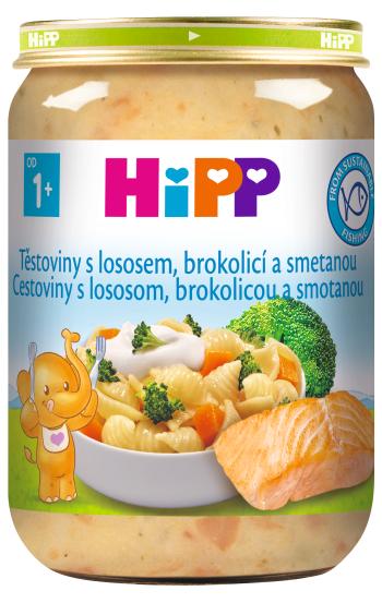 HIPP Cestoviny s lososom, brokolicou a smotanou 250 g