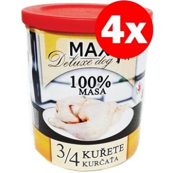 MAX deluxe 3/4 kuraťa 800 g, 4 ks (8594025081714)