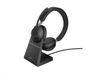 Jabra náhlavná súprava so stojanom Evolve2 65, Link 380a MS, stereo, čierna