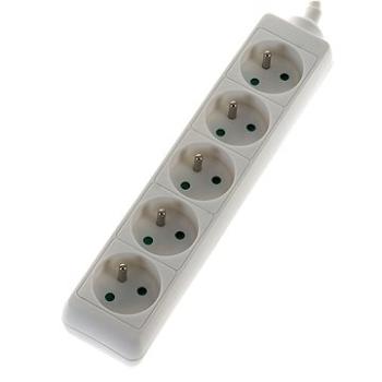 WowME predlžovací prívod 230V 5× zásuvka 2 m (KF-FB-05-2M,3G1.5MM2)