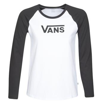 Vans  FLYING V LS RAGLAN  Tričká s dlhým rukávom Biela