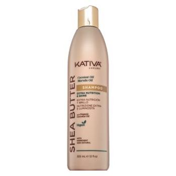 Kativa Shea Butter Coconut Oil - Marula Oil Shampoo vyživujúci šampón pre hebkosť a lesk vlasov 355 ml