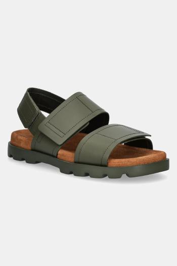Kožené sandále Camper Brutus Sandal pánske, zelená farba, K100777-012