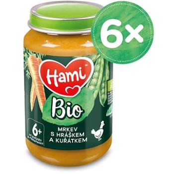 Hami BIO Mrkva s hráškom a kuriatkom 6× 190 g (5900852054624)