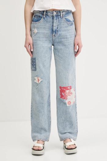 Rifle Tommy Jeans vysoký pás, DW0DW20017
