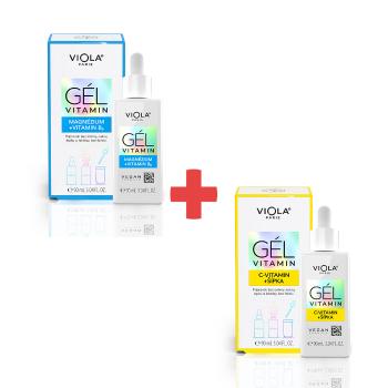 VIOLA GEL VITAMIN MAGNEZIUM + VITAMIN B6 + GEL VITAMIN C-VITAMIN + SIPKA