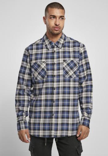 Urban Classics Checked Roots Shirt darkblue/white - S