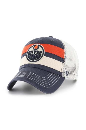 Šiltovka 47 brand NHL Edmonton Oilers tmavomodrá farba, s nášivkou, H-CLBBN06GWP-VN