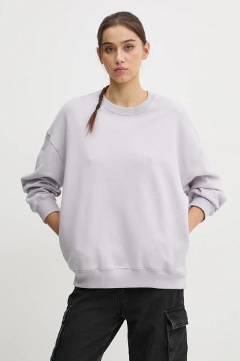 Mikina Hollister Co. dámska, fialová farba, jednofarebná, KI352-4218