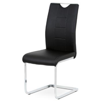 Jedálenská stolička Autronic 45x99 cm čierna ekokoža DCL-411 BK