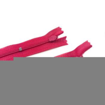 Zips krytý nastaviteľný 60 cm fuchsia