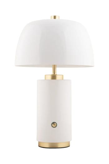Bezdrôtová led stolná lampa Leitmotiv Freya biela farba