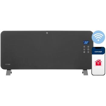 Concept KS4100 sklenený konvektor Smart, sivá