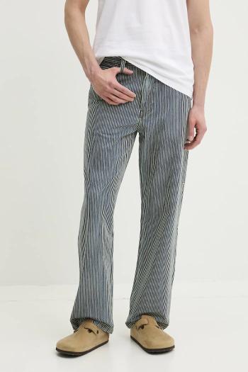 Bavlnené nohavice Levi's tmavomodrá farba, rovné, 568 LOOSE STRT